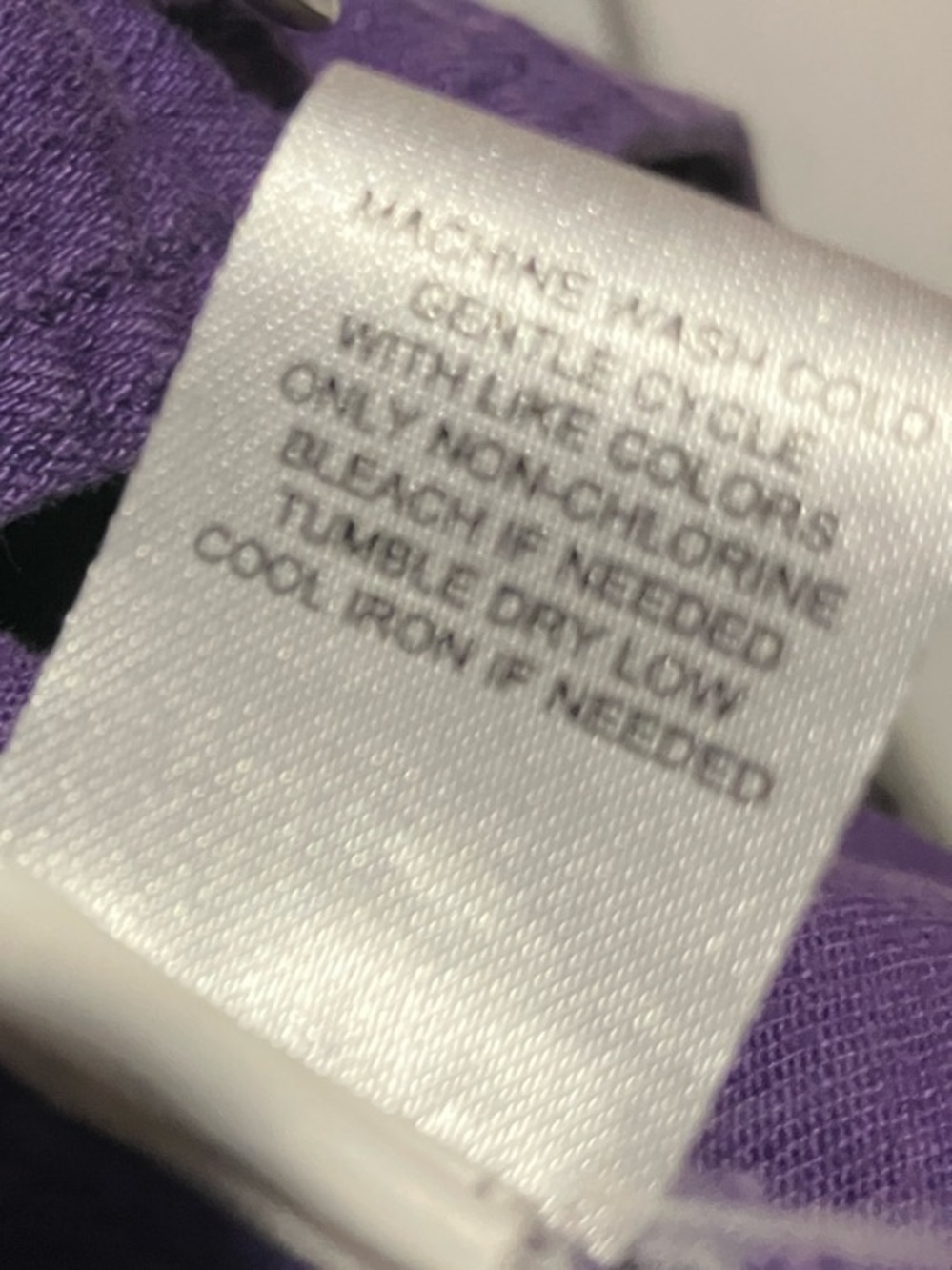 One world purple, jean jacket 3X - Picture 3 of 9